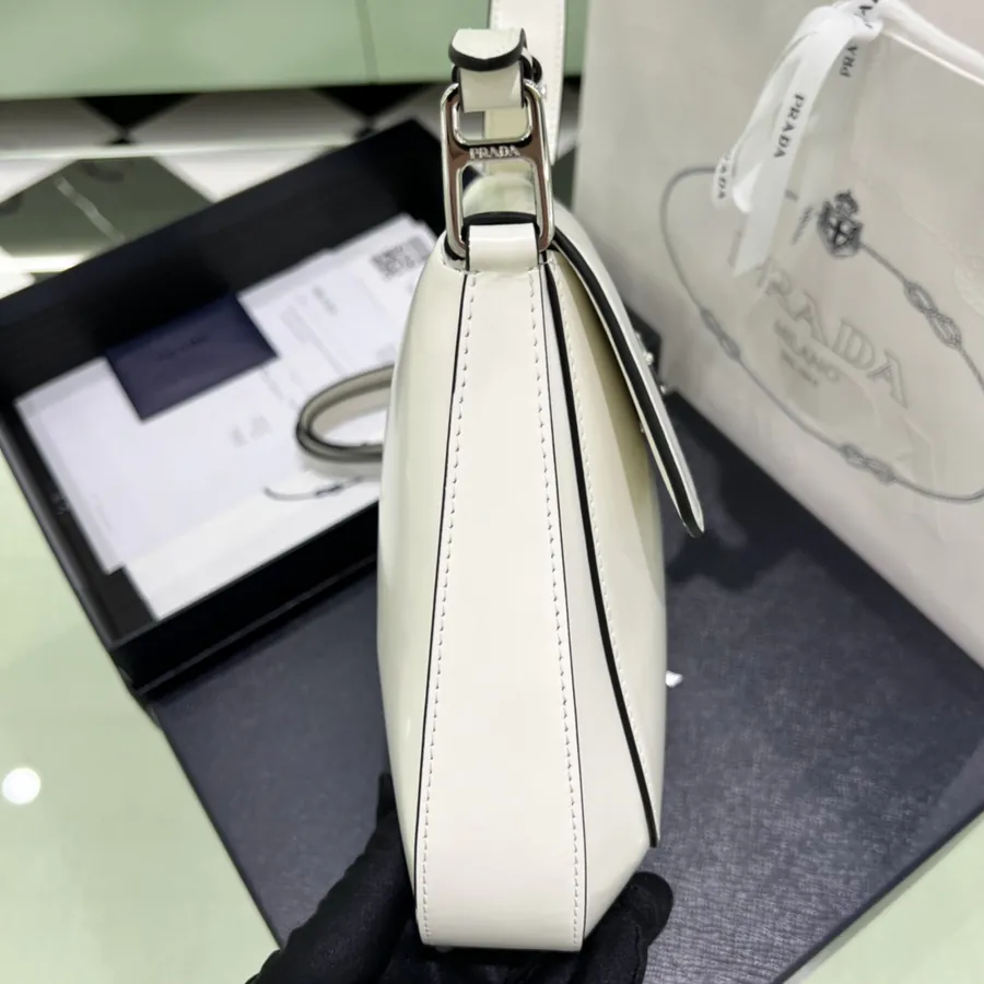 Cleo Light Calfskin Clutch Bucket Bag 1BD303