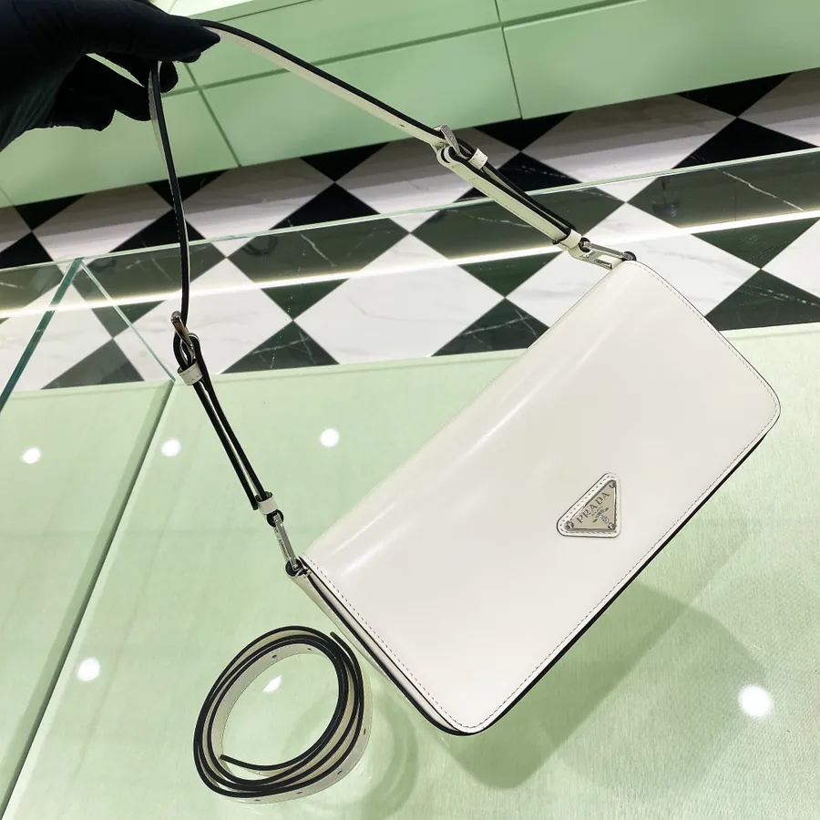 Cleo Series New Launch Shiny Calfskin Flip Top Crossbody Bag