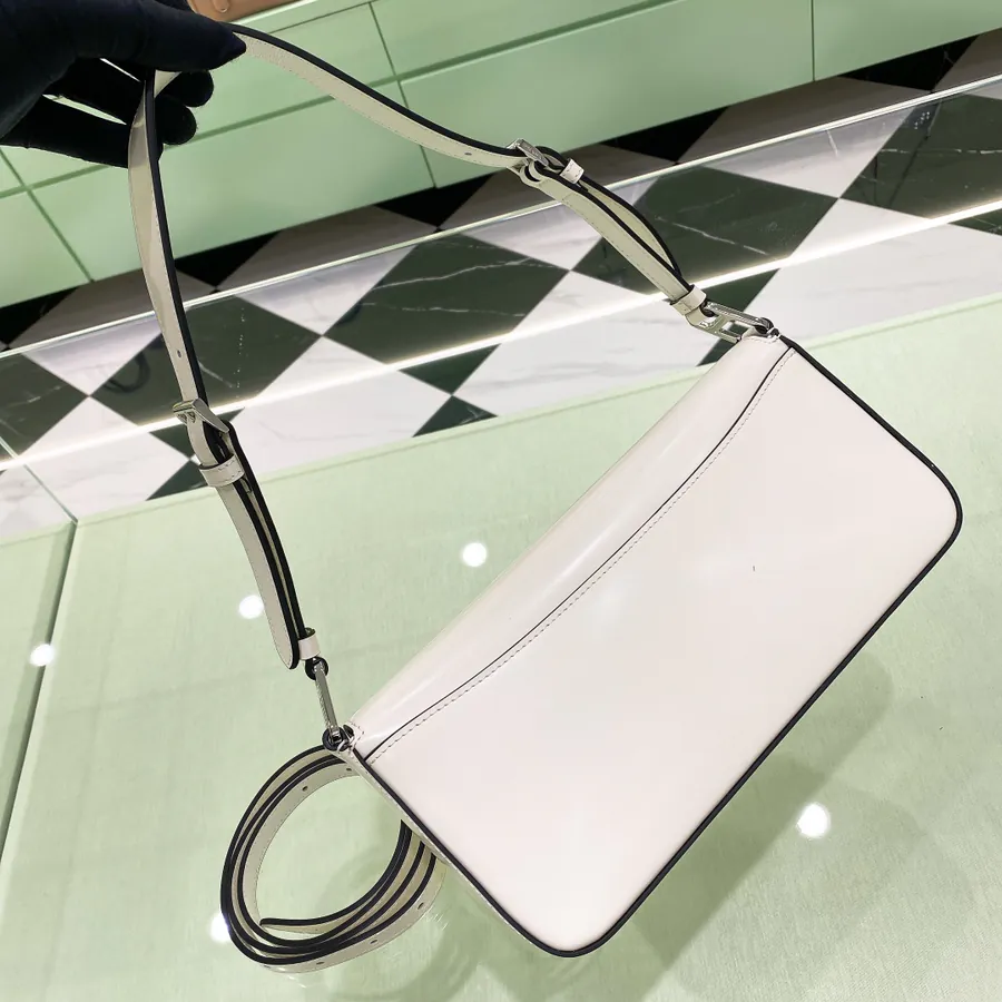 Cleo Series New Launch Shiny Calfskin Flip Top Crossbody Bag