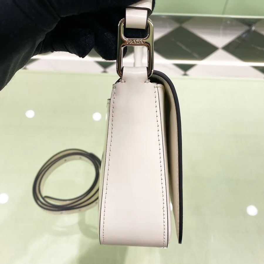 Cleo Series New Launch Shiny Calfskin Flip Top Crossbody Bag