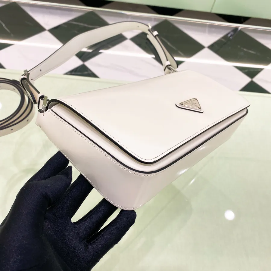 Cleo Series New Launch Shiny Calfskin Flip Top Crossbody Bag