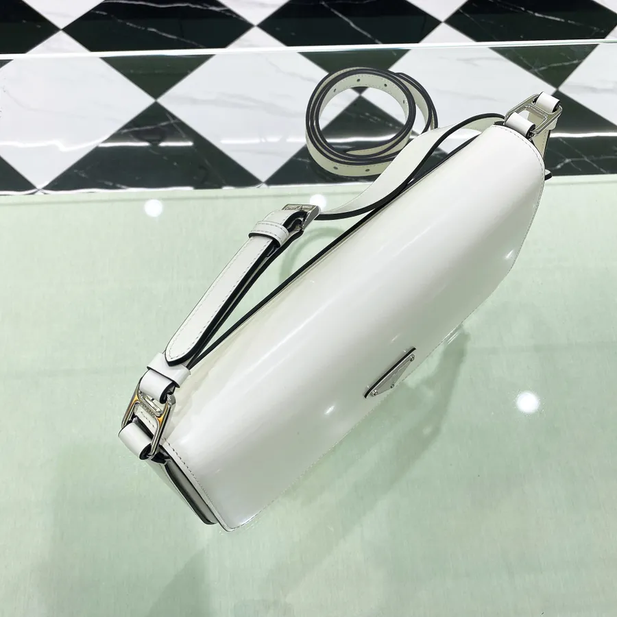 Cleo Series New Launch Shiny Calfskin Flip Top Crossbody Bag