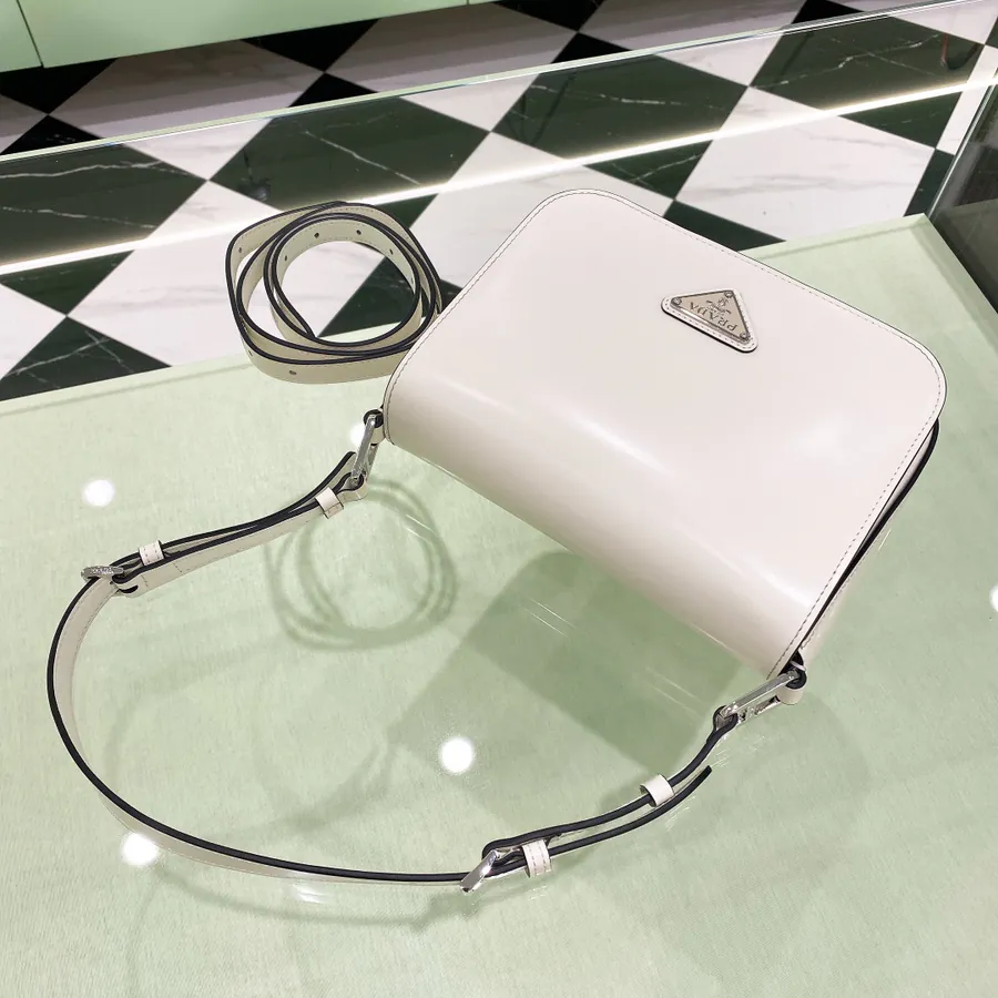 Cleo Series New Launch Shiny Calfskin Flip Top Shoulder Bag