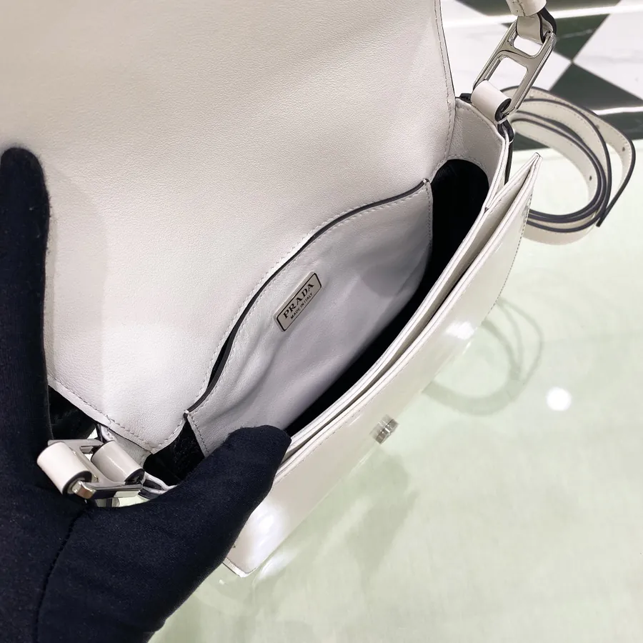 Cleo Series New Launch Shiny Calfskin Flip Top Shoulder Bag