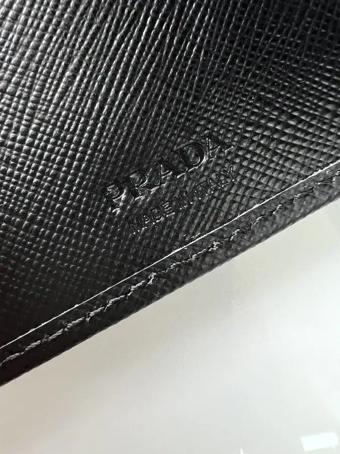 Top Original Saffiano Leather Wallet with 8 Card Slots