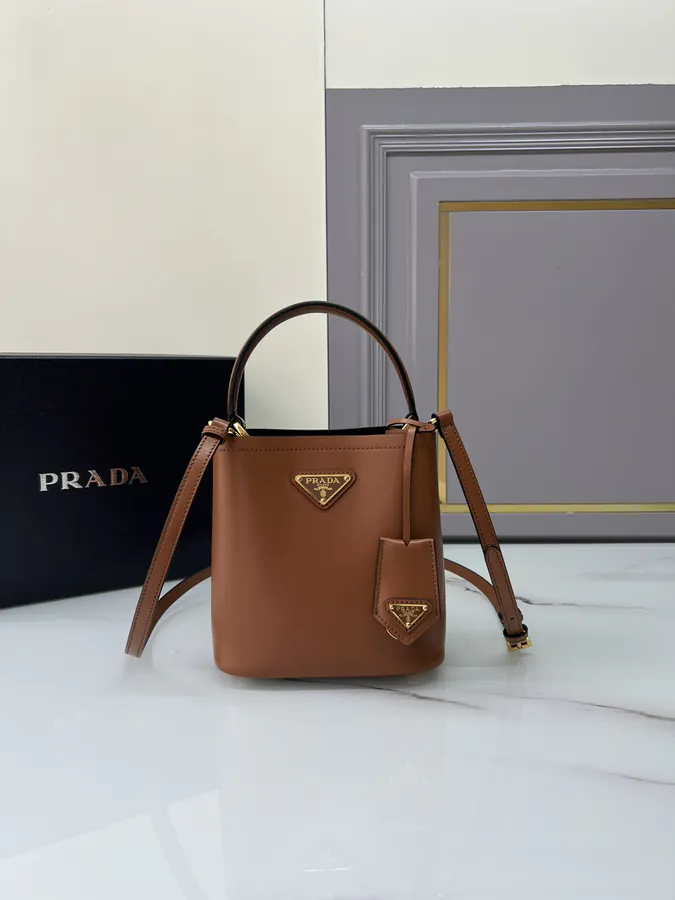 Prada Panier Handbag with Removable Strap