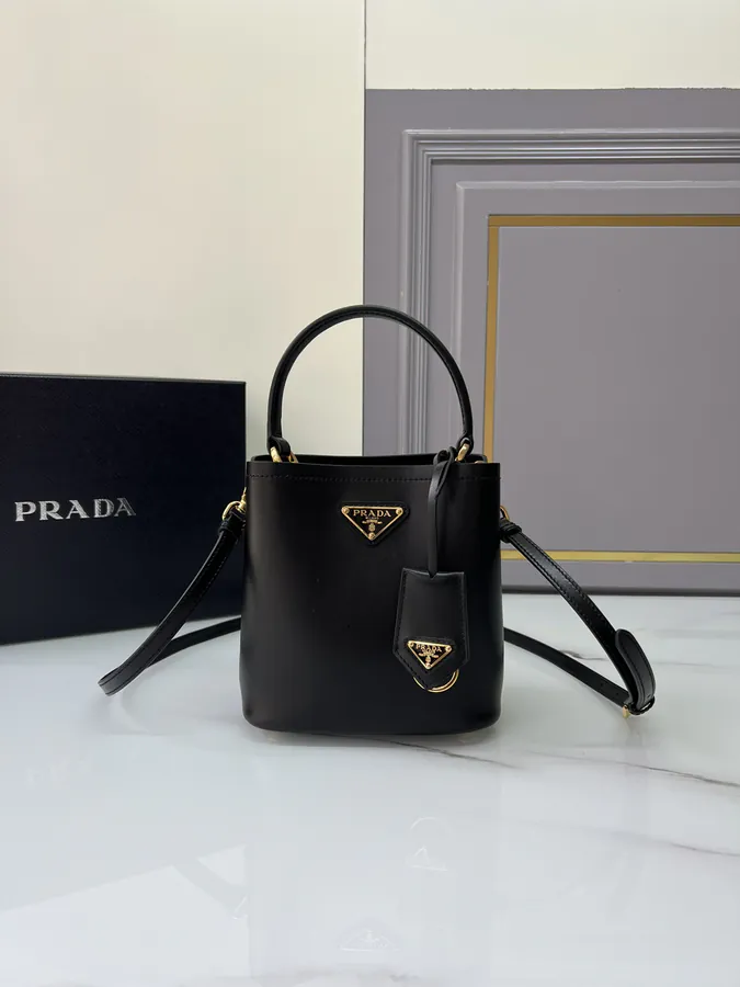Prada Panier Handbag with Removable Strap