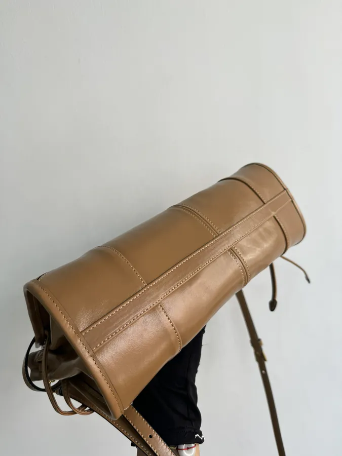 Lussolf Oil Tanned Leather Mini Crossbody Bag