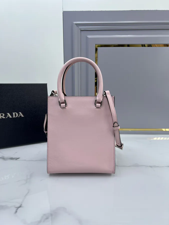 P650 Mini Tote Bag in 1ba333 Grained Calfskin