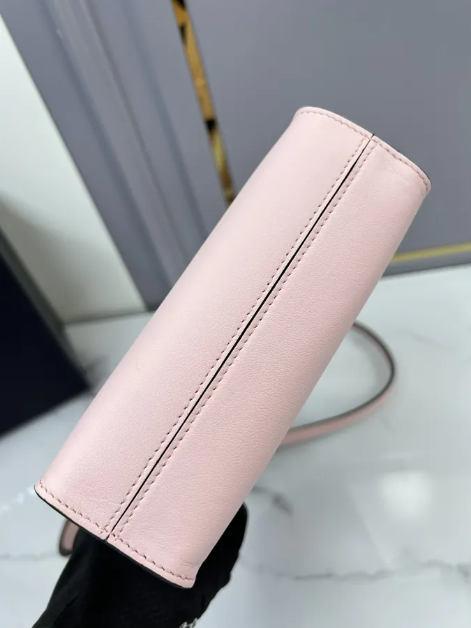 P650 Mini Tote Bag in 1ba333 Grained Calfskin