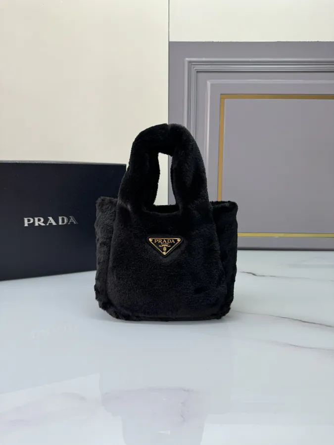 Prada Wool Mini Tote Exclusive Design