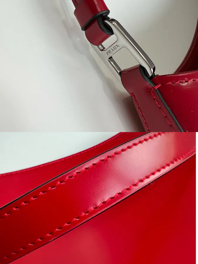 Cleo Shoulder Bag Vintage Style, Red