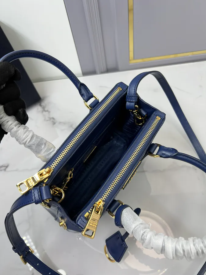 P750 P Mini Killer Bag Galleria Handbag with Saffiano Leather and Detachable Strap