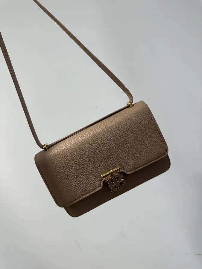 Thomas Burberry Pure Grained Calfskin Tote Bag