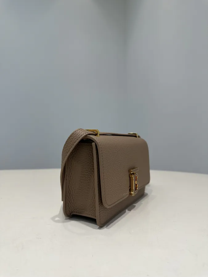 Thomas Burberry Pure Grained Calfskin Tote Bag