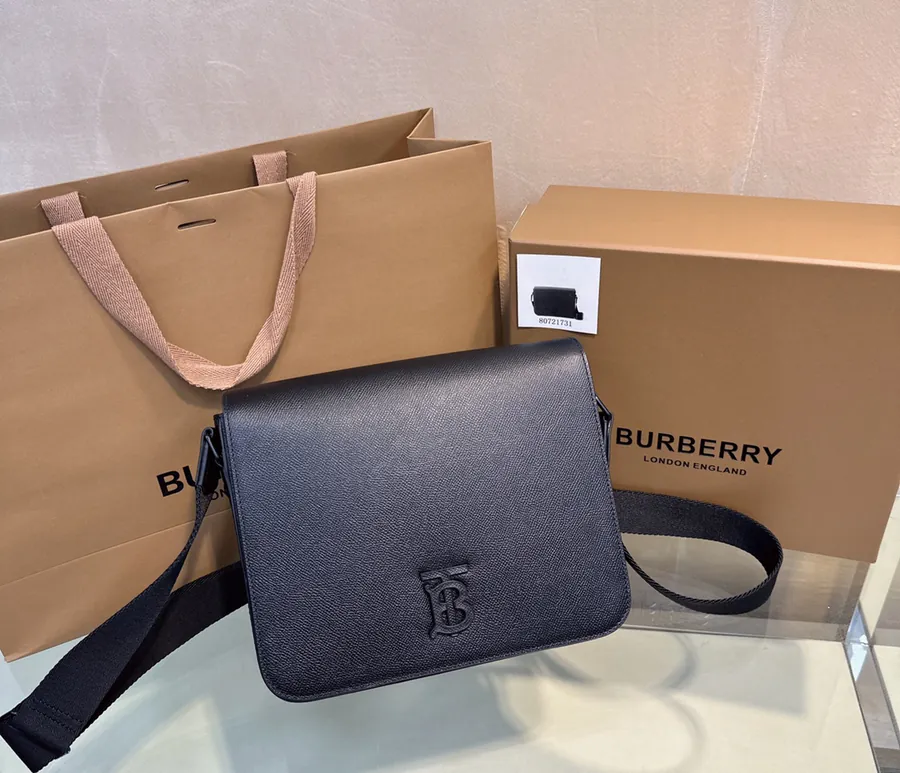 P700❤️ B Brand Original Postal Bag with Semi Handmade Calfskin