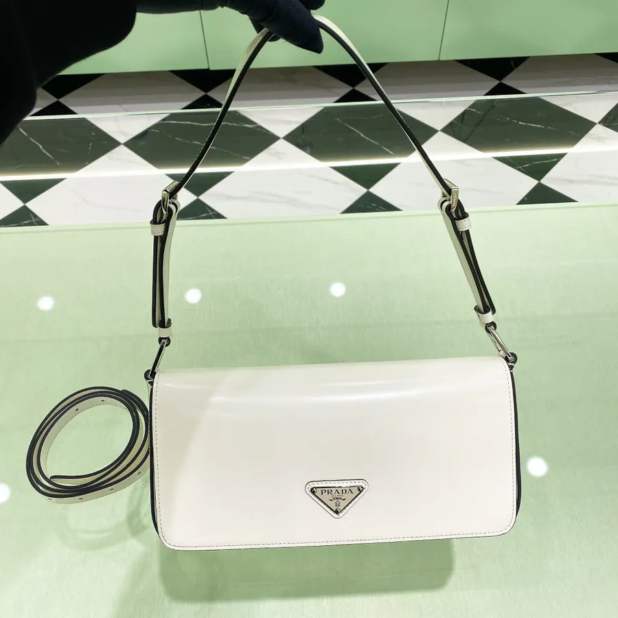 Cleo Series New Launch Glossy Calfskin Flip Top Crossbody Bag