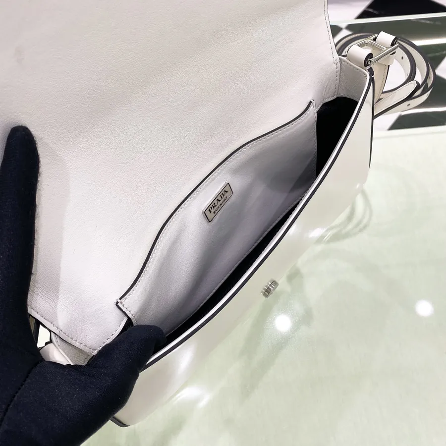 Cleo Series New Launch Glossy Calfskin Flip Top Crossbody Bag