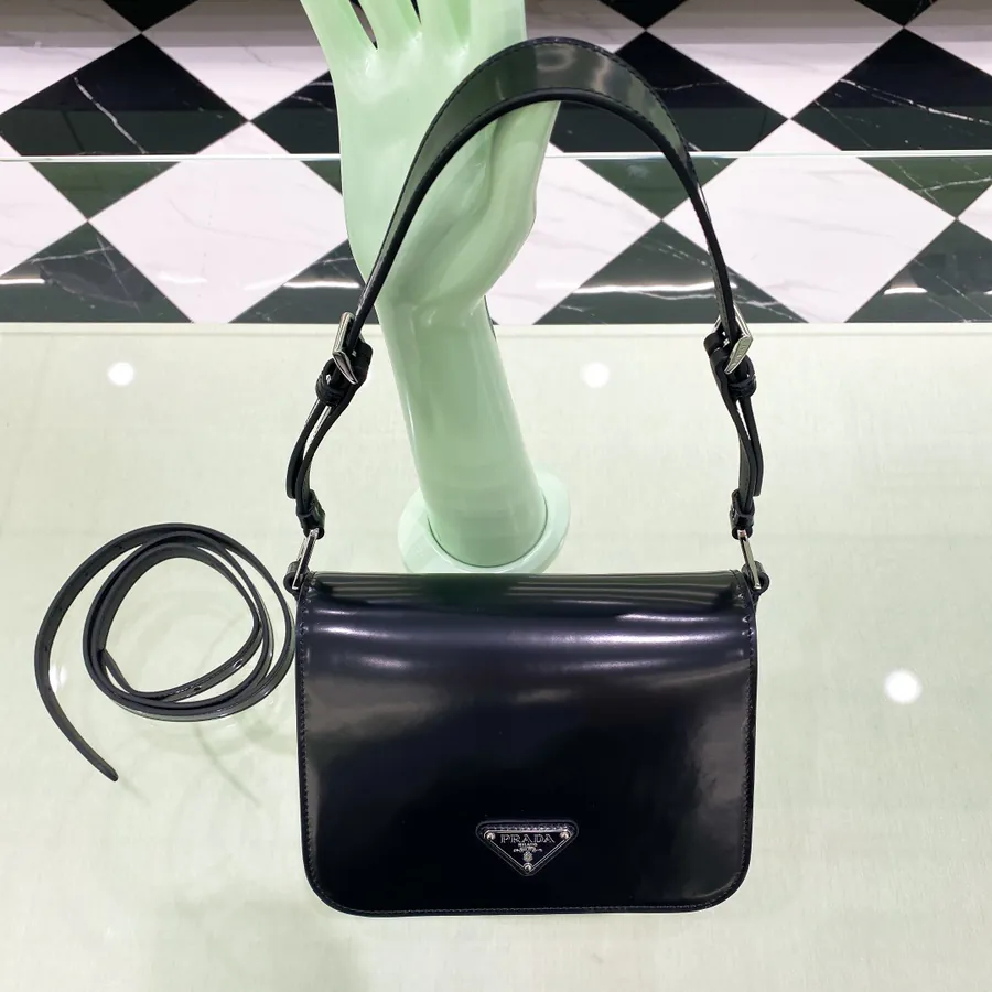 Cleo Series New Launch Glossy Calfskin Flip Top Crossbody Bag