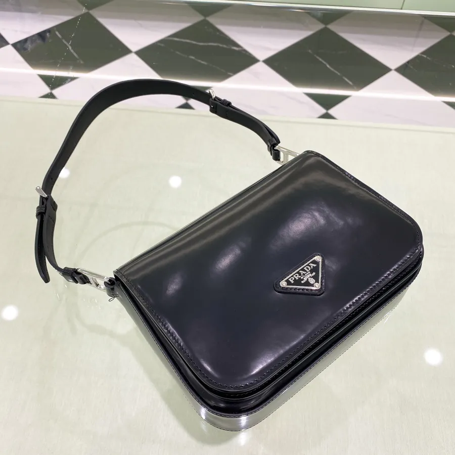 Cleo Series New Launch Glossy Calfskin Flip Top Crossbody Bag