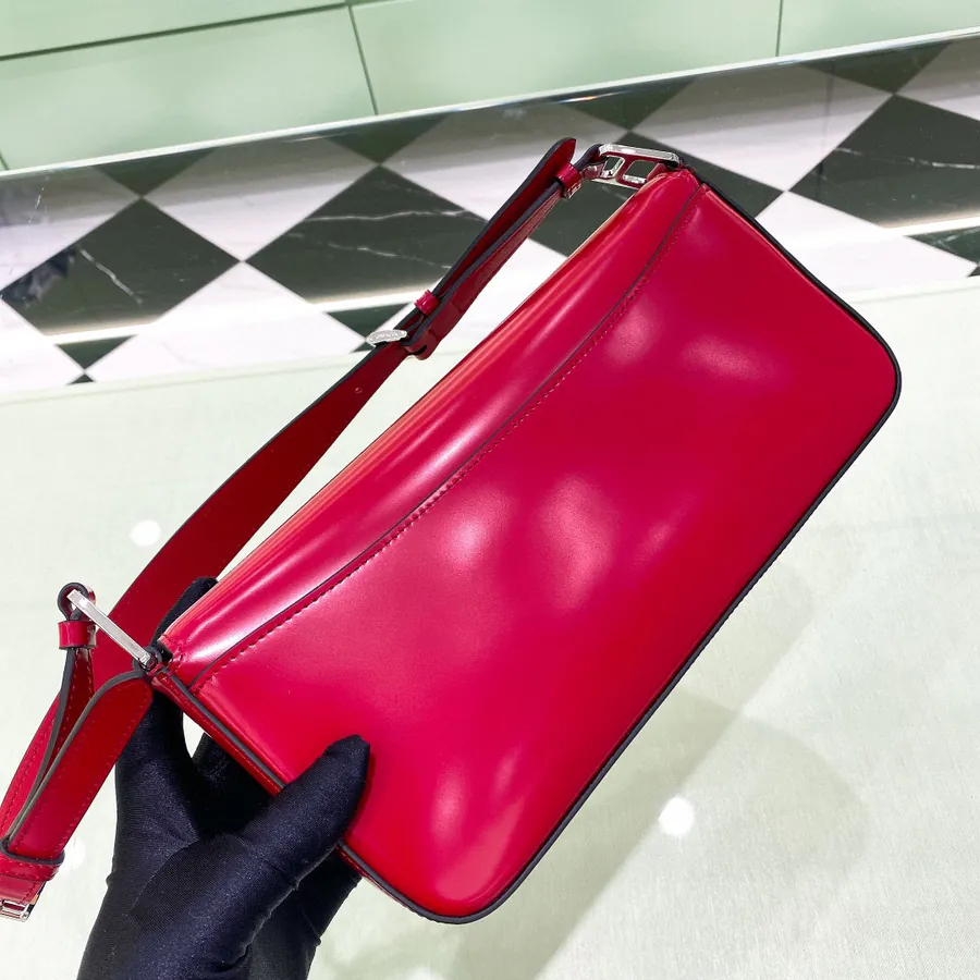 Cleo Series New Launch Glossy Calfskin Flip Top Crossbody Bag