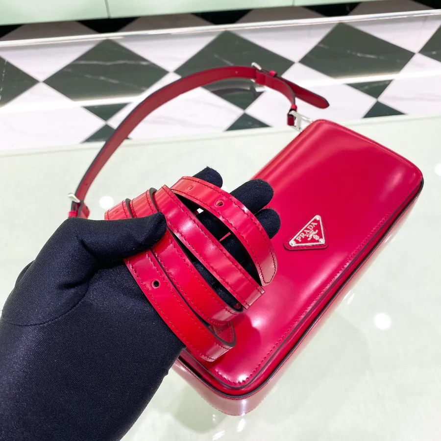 Cleo Series New Launch Glossy Calfskin Flip Top Crossbody Bag