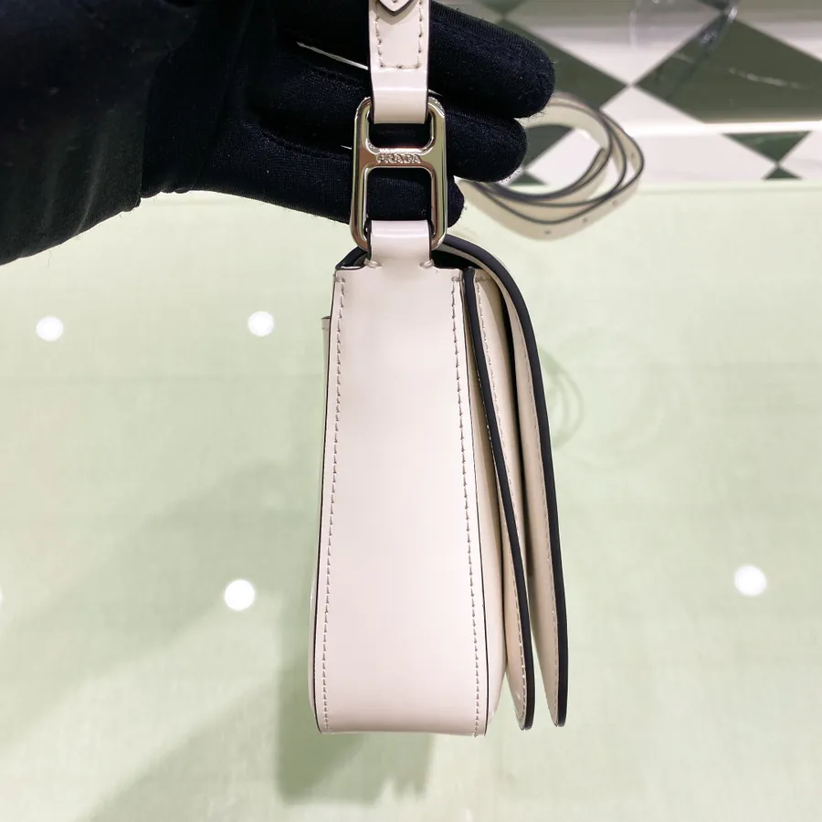 Cleo Series New Launch Glossy Calfskin Flip Top Crossbody Bag