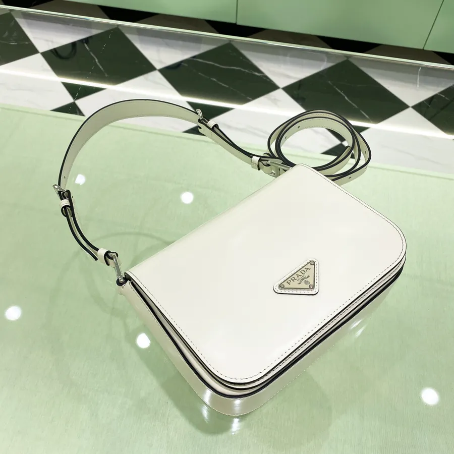 Cleo Series New Launch Glossy Calfskin Flip Top Crossbody Bag
