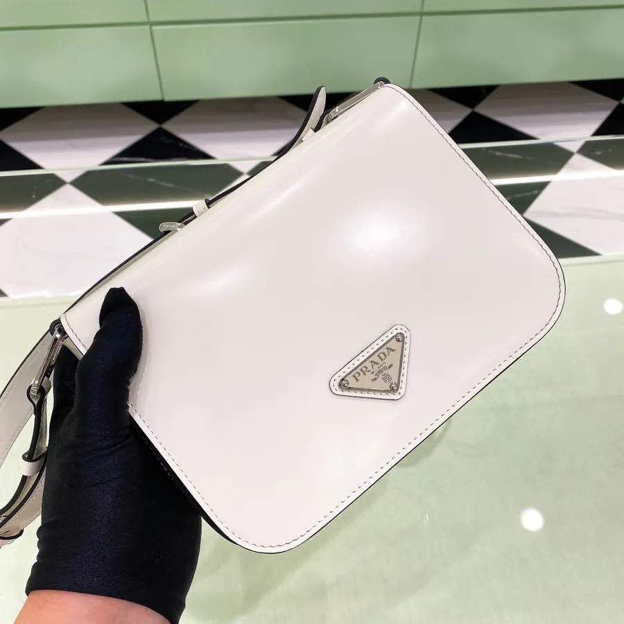 Cleo Series New Launch Glossy Calfskin Flip Top Crossbody Bag