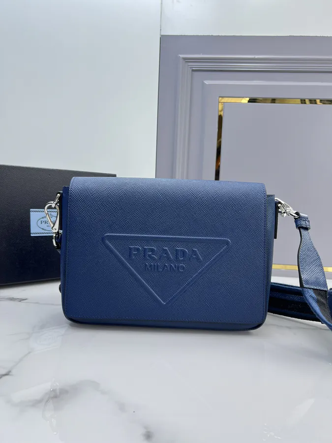 P Family New Full Leather Mail Bag