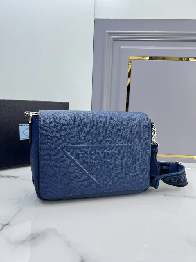 P Family New Full Leather Mail Bag