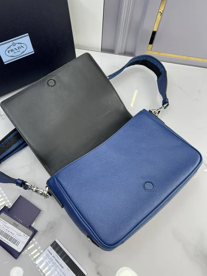 P Family New Full Leather Mail Bag