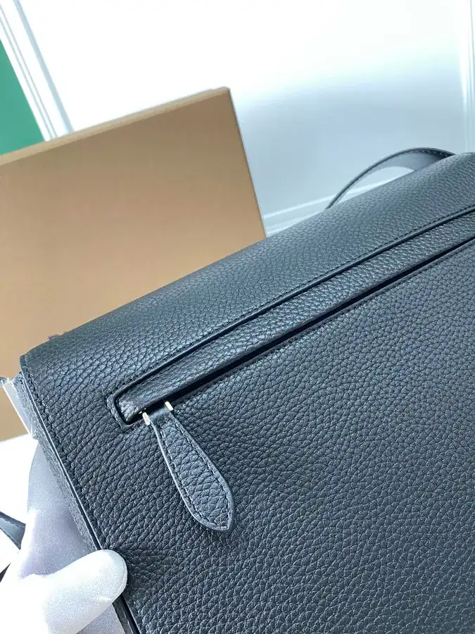 B 730 Bucket Bag with Brand Logo Embossing