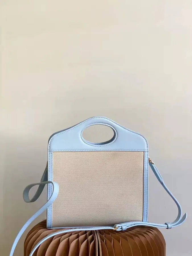 P440 Horseferry Tote Bag Classic Design, Leather and Canvas
