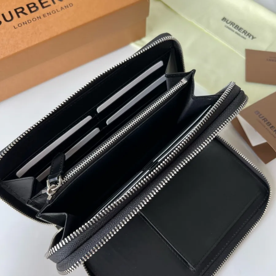 320 London Check Double Zip Tote Bag