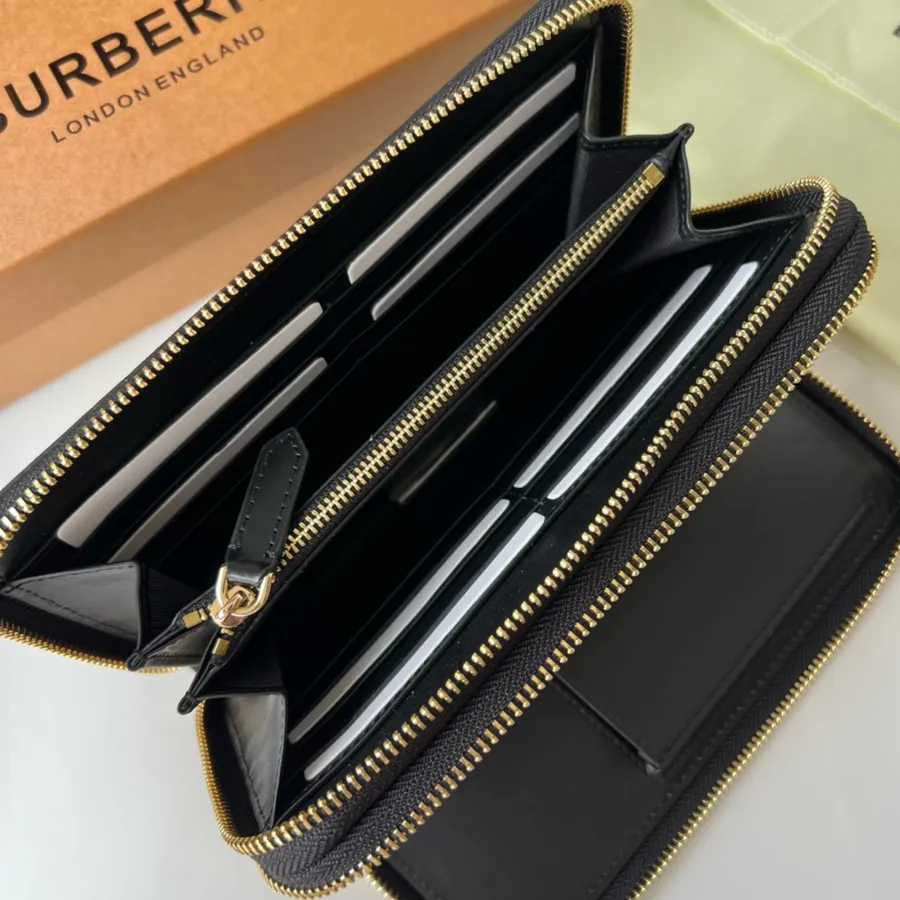320 London Check Double Zip Handbag