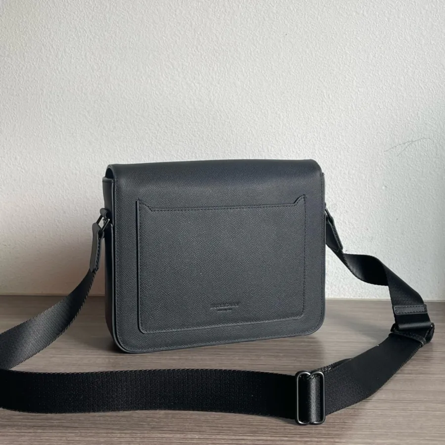 Thomas Burberry 550 B家全皮信使包