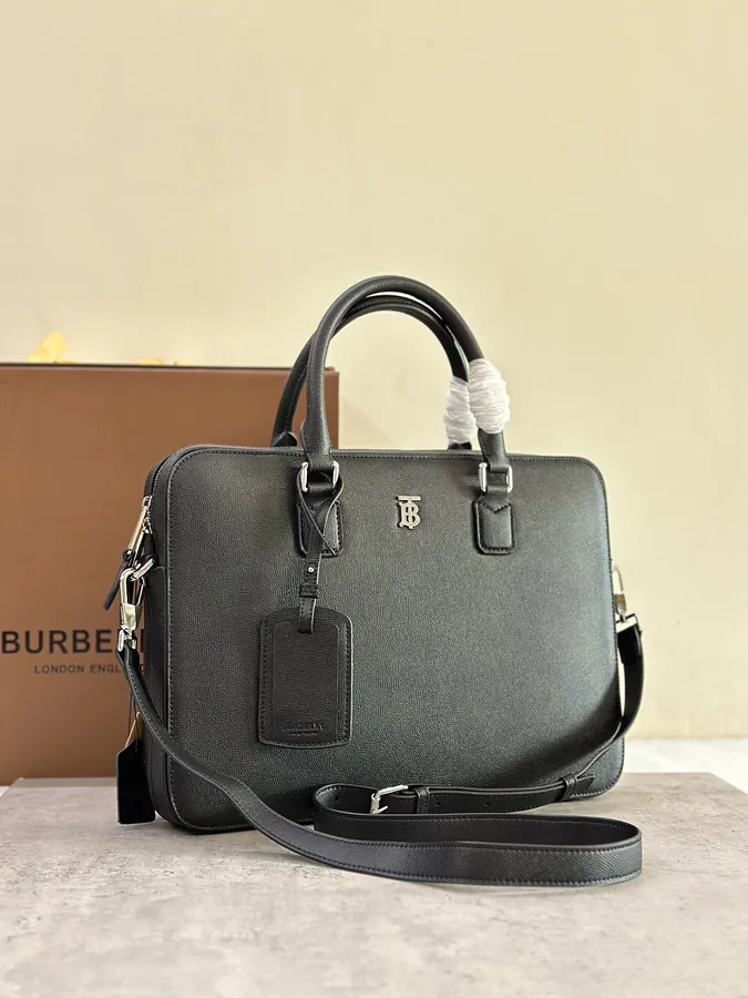 650 B Brand Briefcase in Full Calfskin