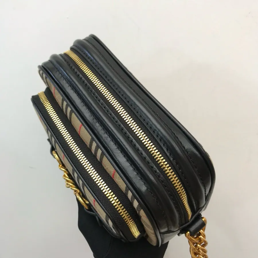 500 B House 1983 Checkered Chain Camera Bag