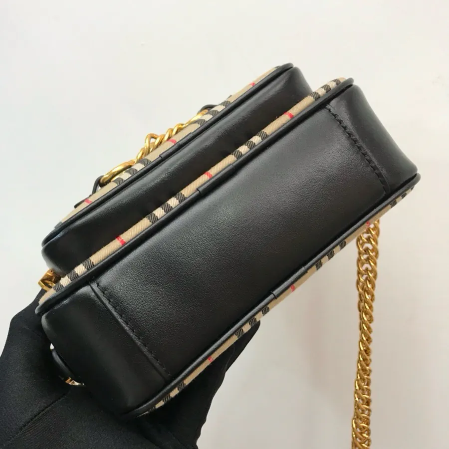 500 B House 1983 Checkered Chain Camera Bag
