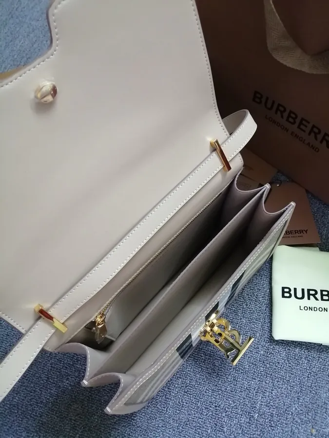 Thomas Burberry TB Exclusive Identifier Lock Bag Medium