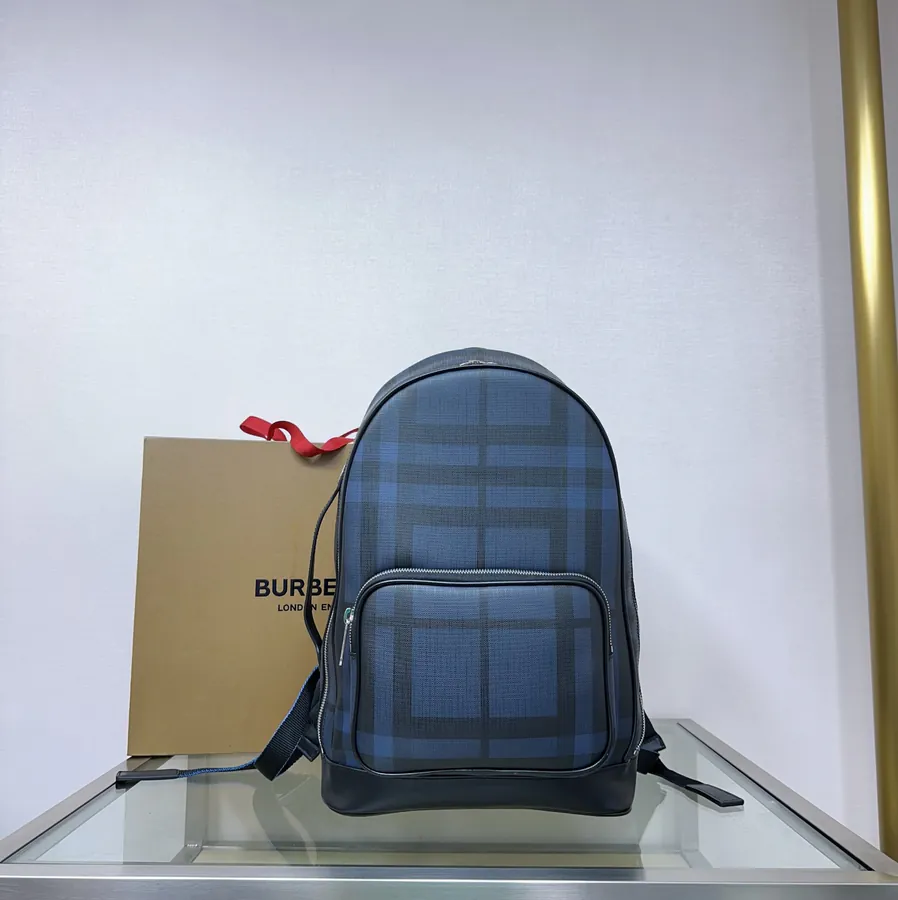 B House 550 Backpack with London Plaid Design