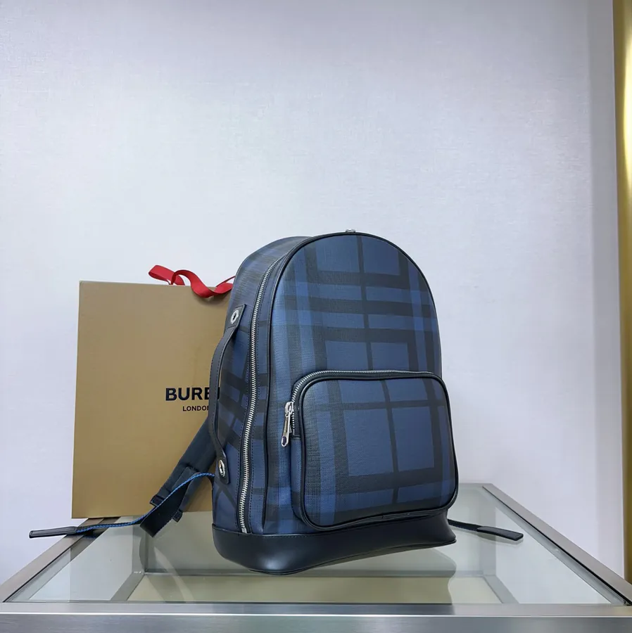 B House 550 Backpack with London Plaid Design