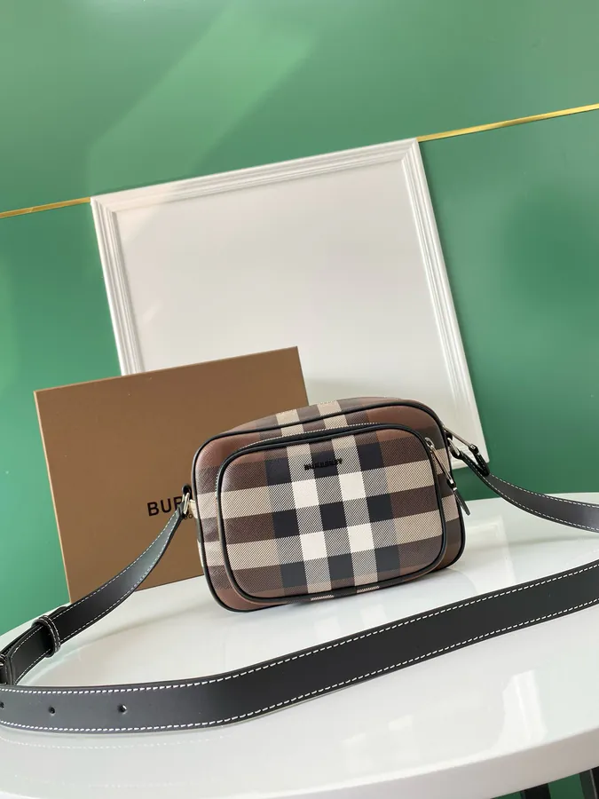 B House 450 Large Grained Calfskin Crossbody Bag