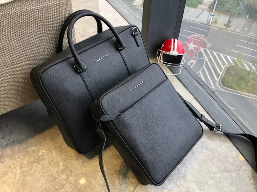 B House Men's Must Have Crossgrain Calfskin Briefcase