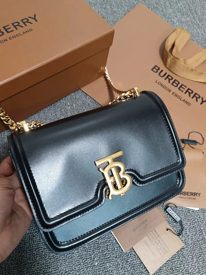 Thomas Burberry TB Exclusive Lock Clasp Bag