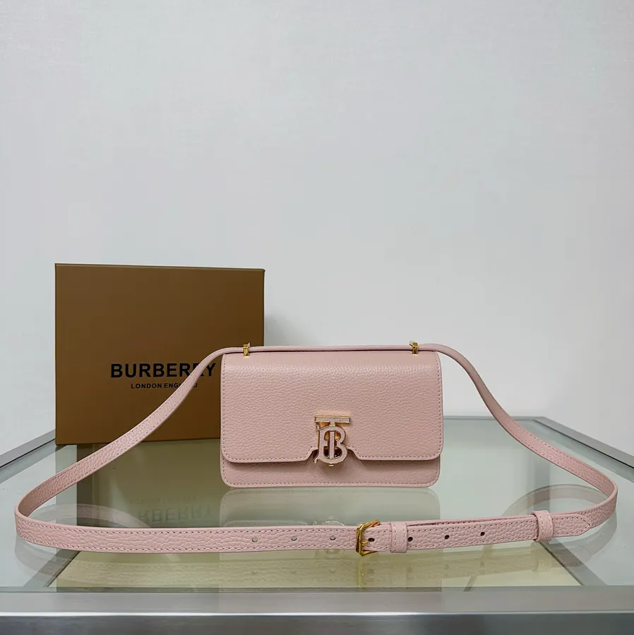 B House Latest Exclusive Lock Clasp Bag, Grained Calfskin