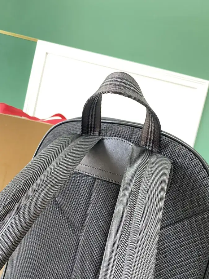 B Brand New Backpack with Signature Grained Design