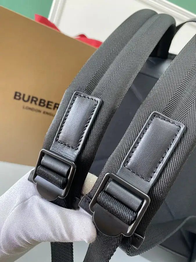 B Brand New Backpack with Signature Grained Design