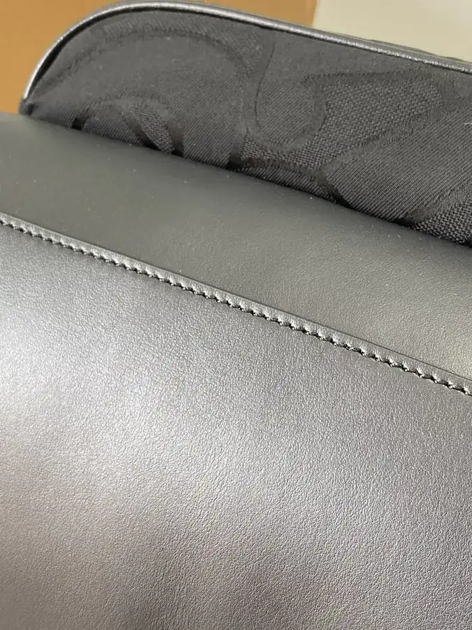 B Brand New Backpack with Signature Grained Design